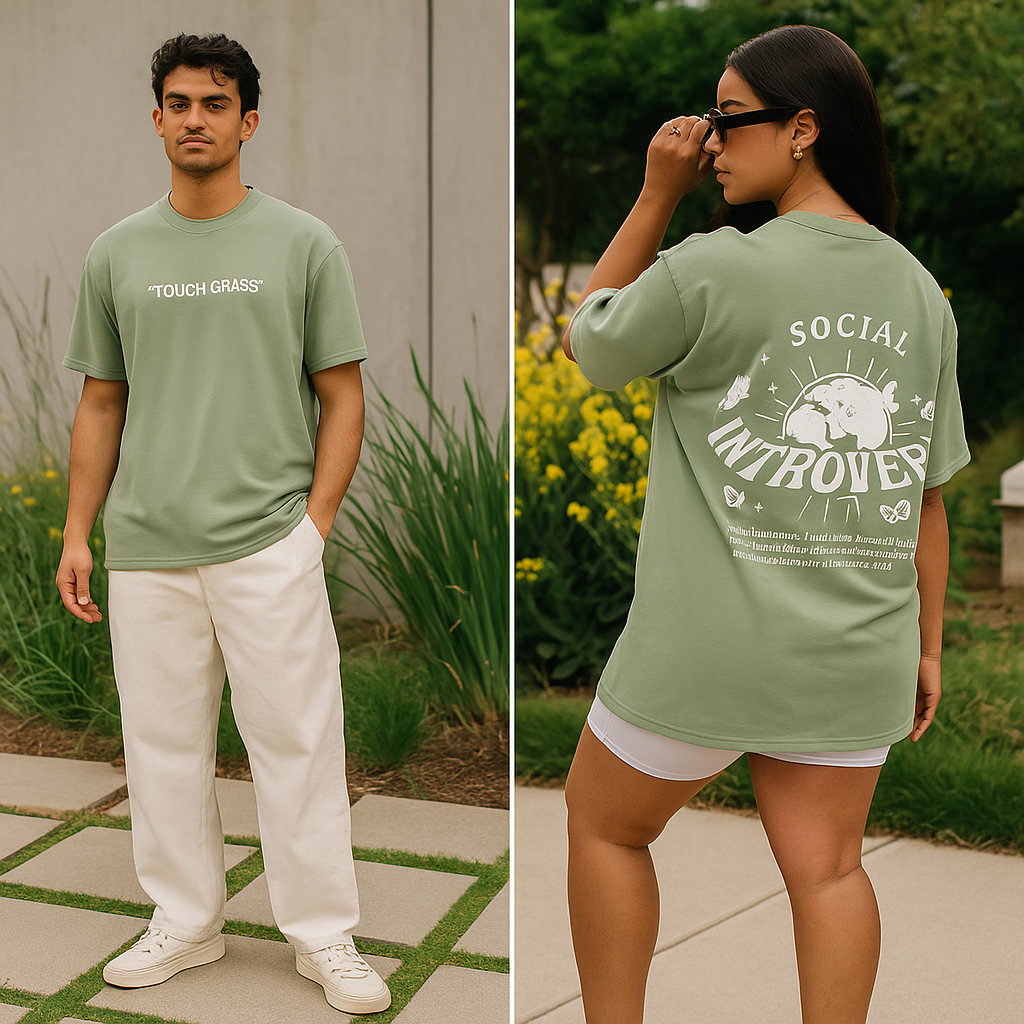 Touch Grass Tee - Weekend Cozy Essential