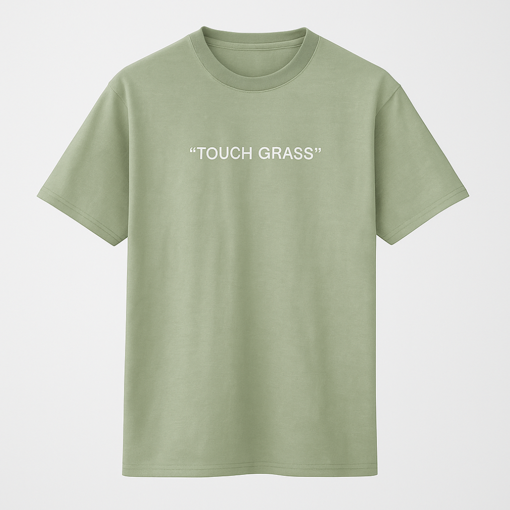 Touch Grass Tee - Weekend Cozy Essential